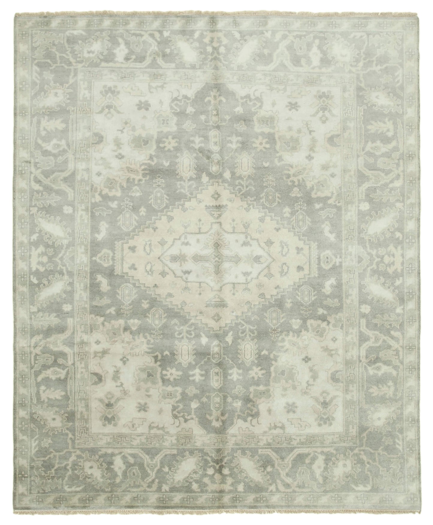 8x10 Grey Oushak Rug - 38482