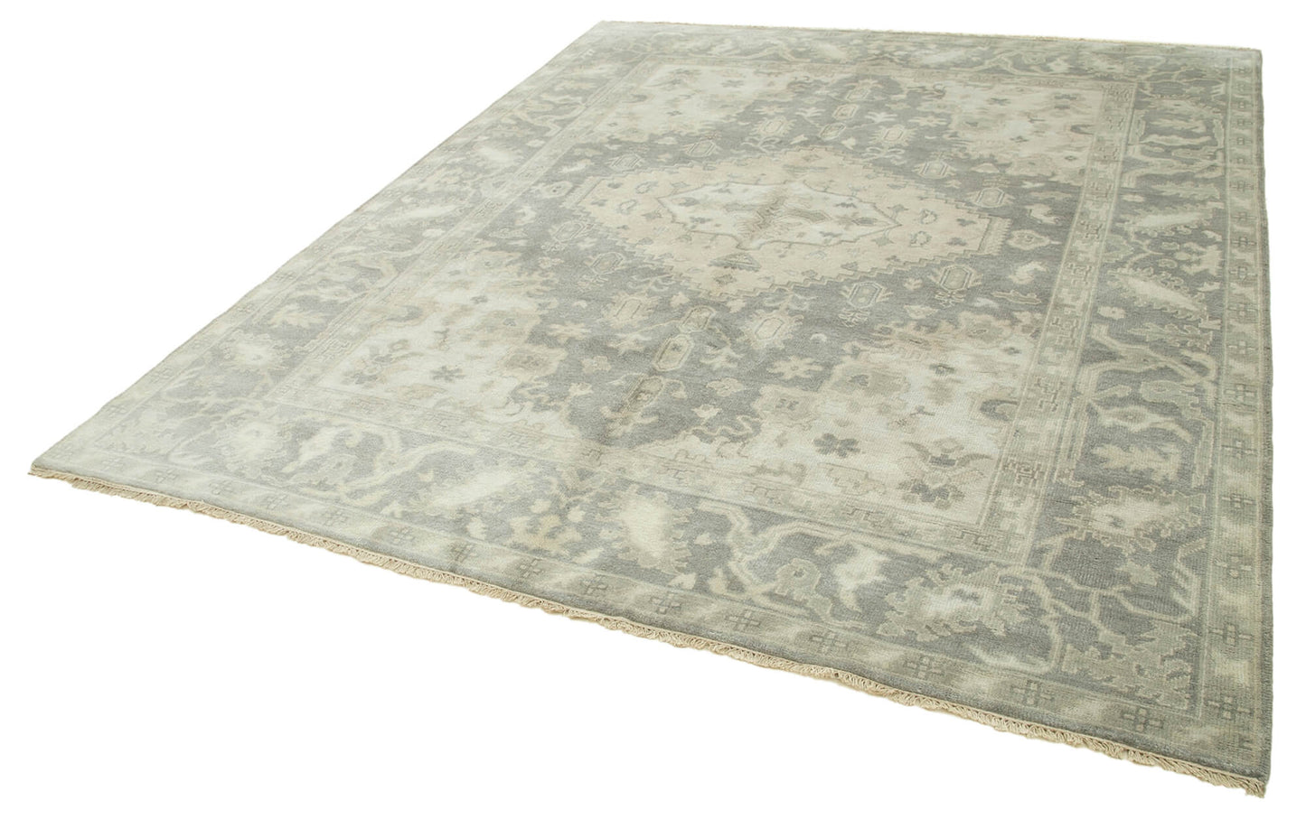 8x10 Grey Oushak Rug - 38482