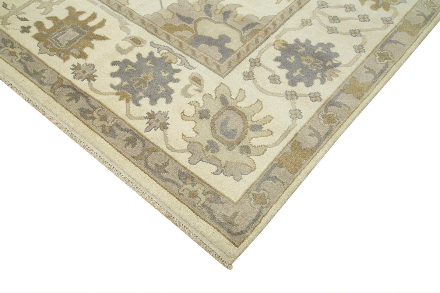 9x12 Beige Oushak Rug - 38502