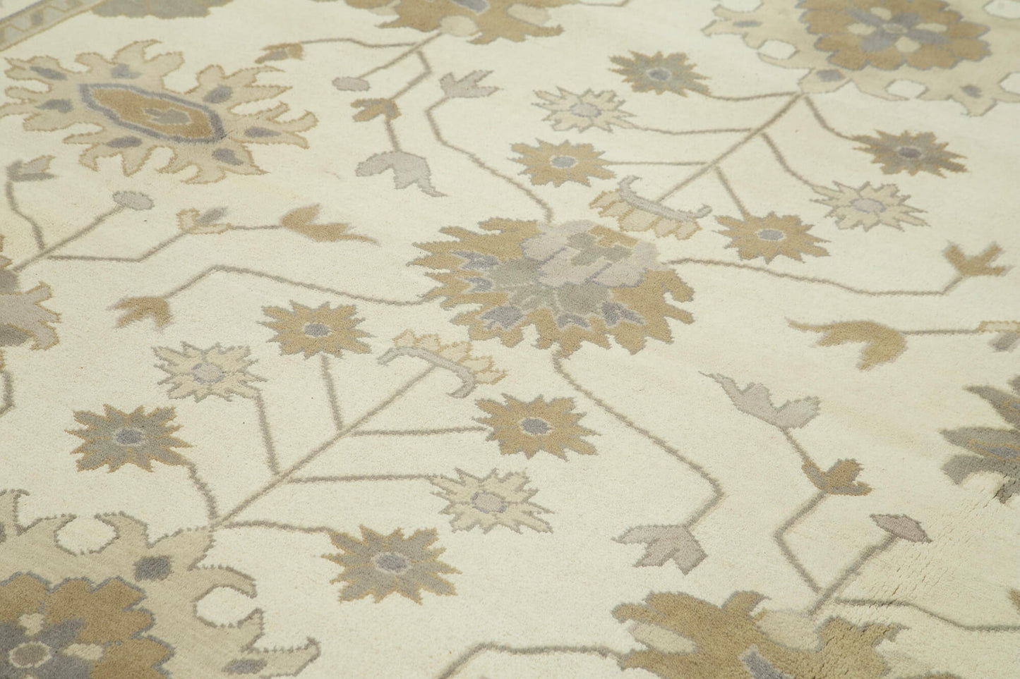 9x12 Beige Oushak Rug - 38502