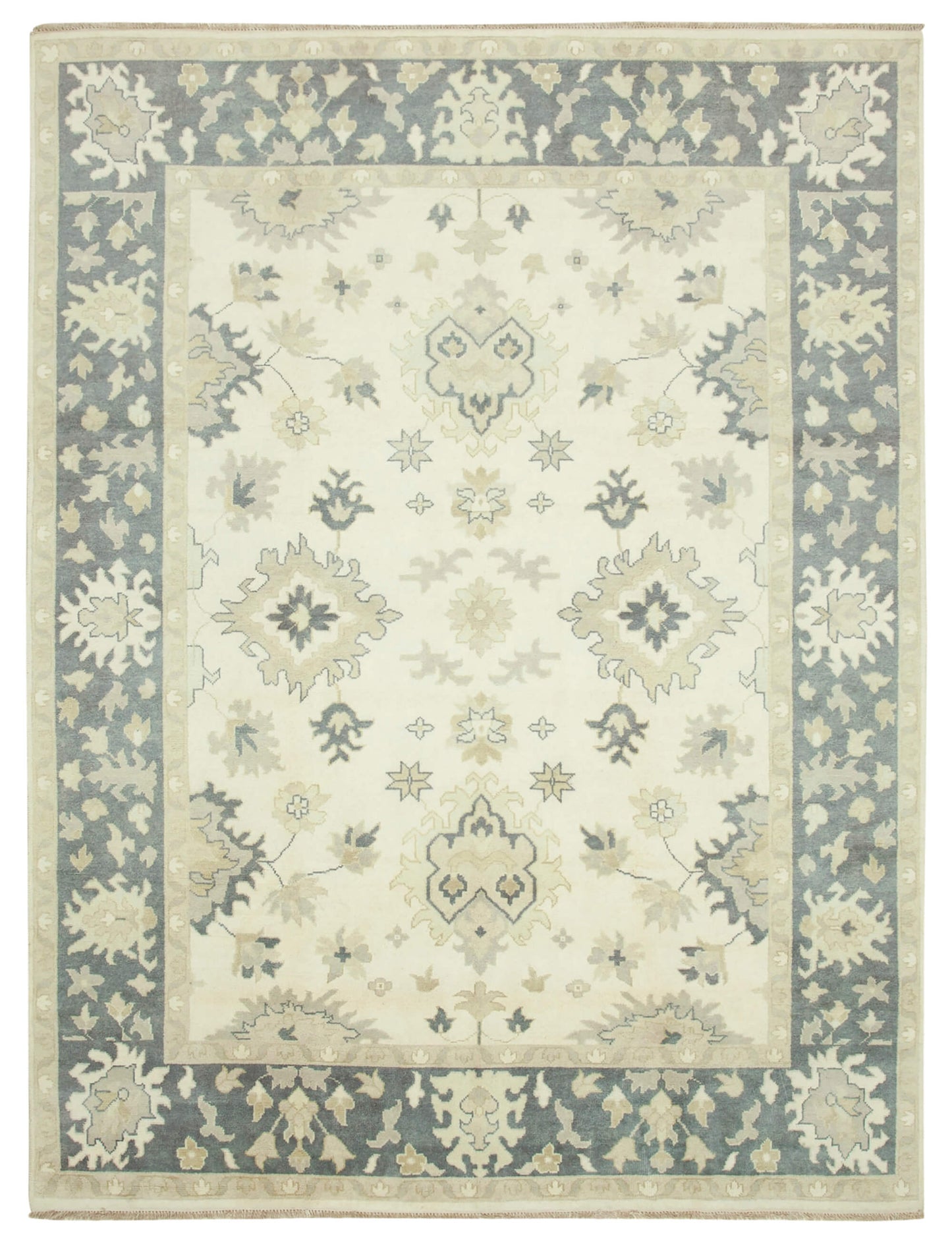 9x12 Beige Oushak Rug - 38509