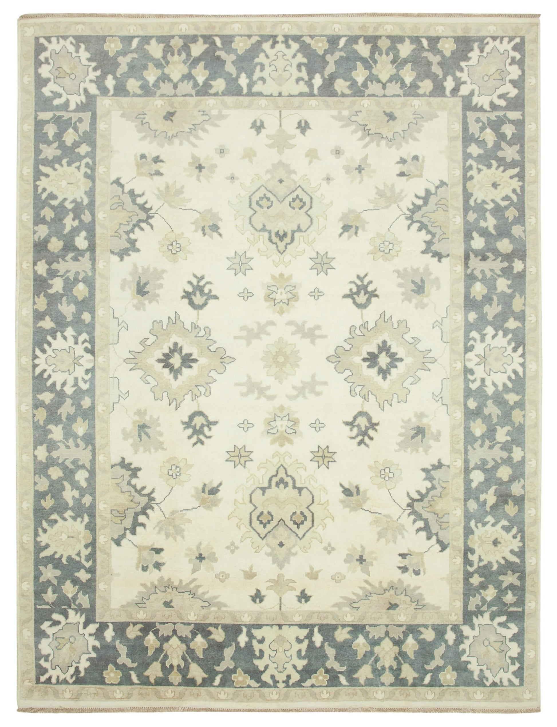 9x12 Beige Oushak Rug - 38509