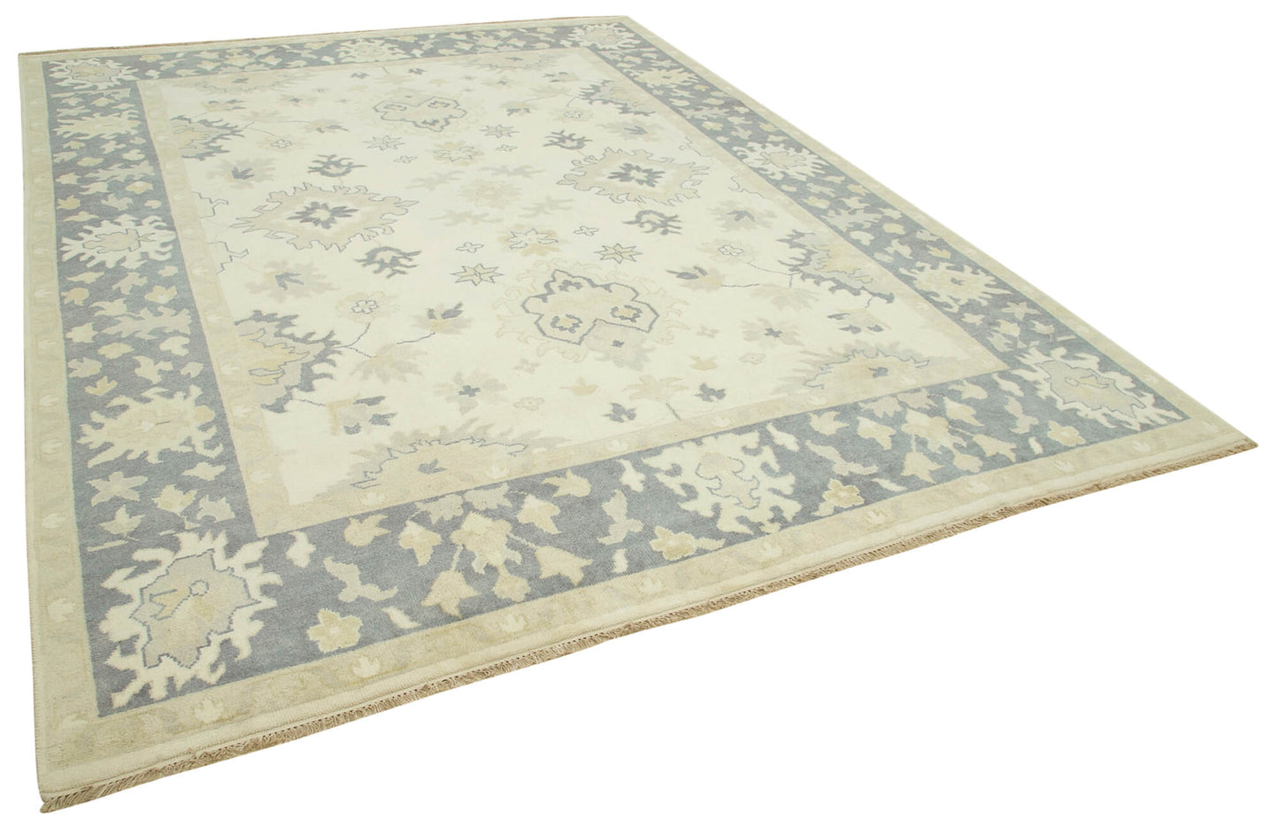 9x12 Beige Oushak Rug - 38509