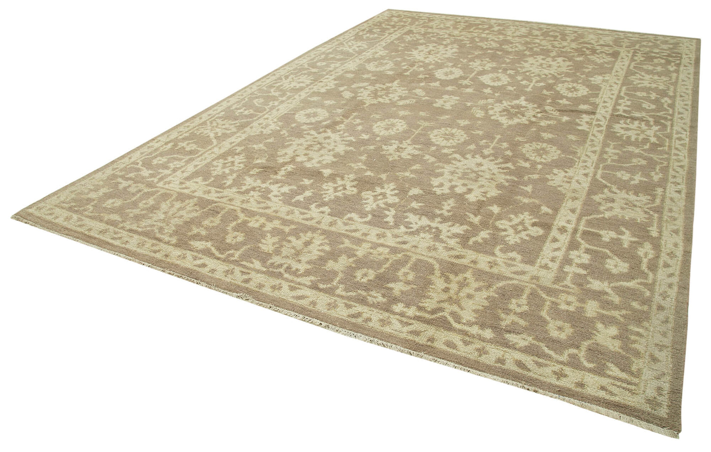 9x14 Beige Oushak Rug - 38576