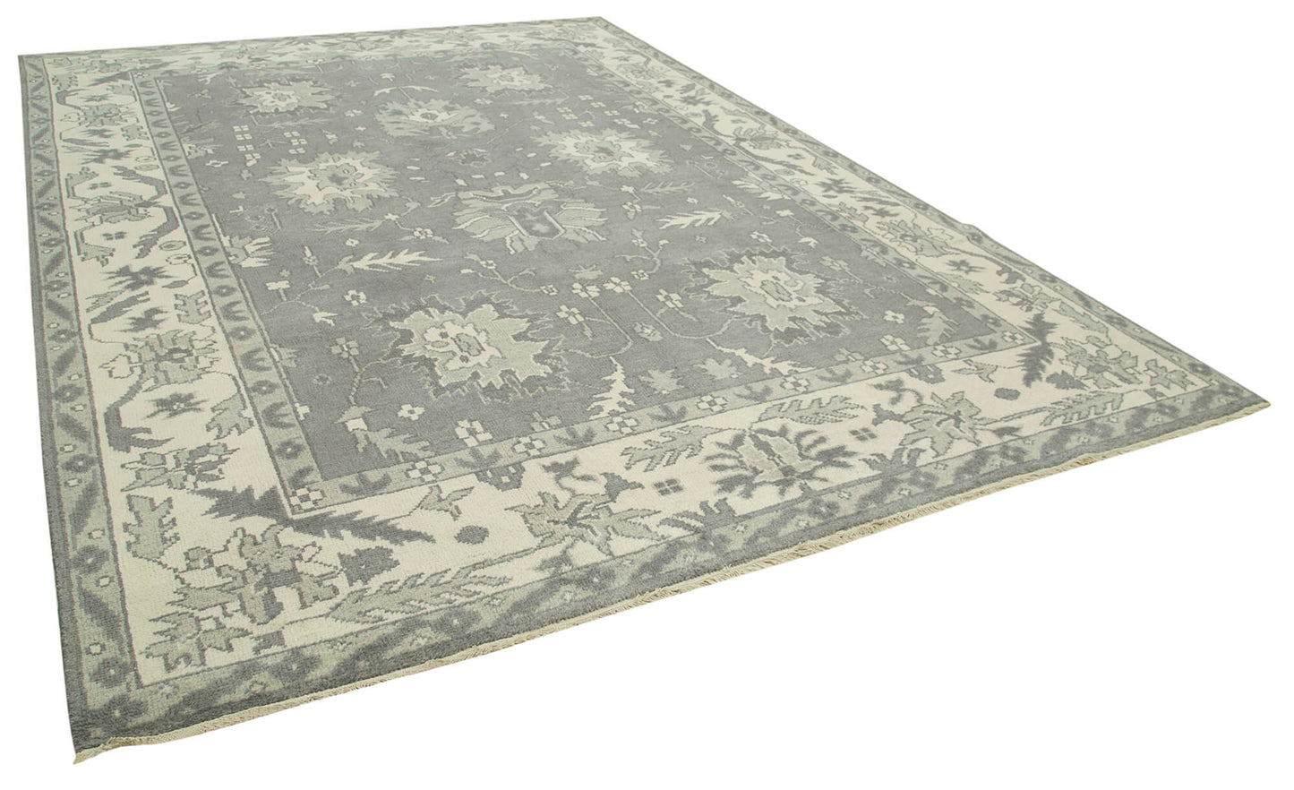 10x14 Beige Oushak Rug - 38582