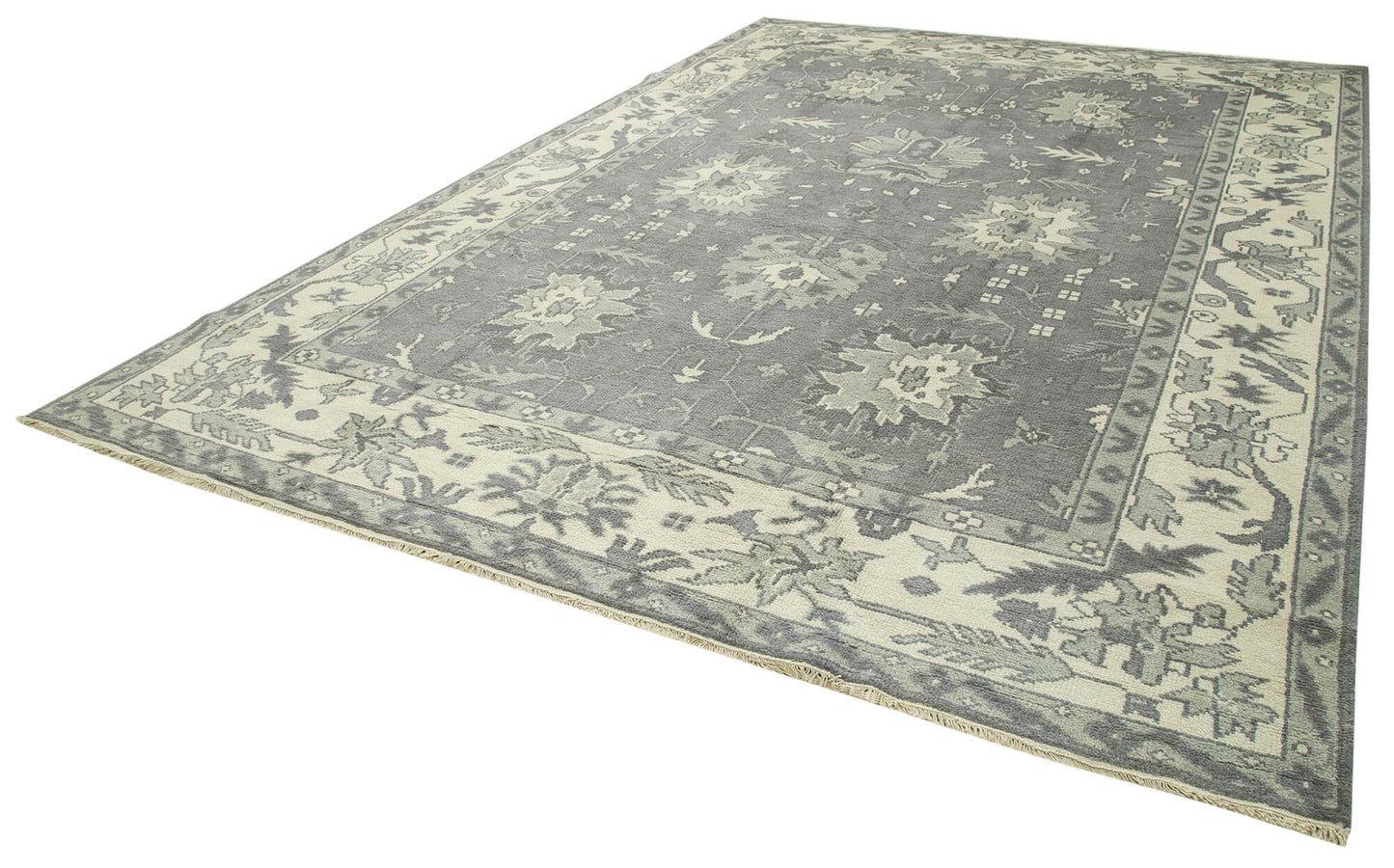 10x14 Beige Oushak Rug - 38582