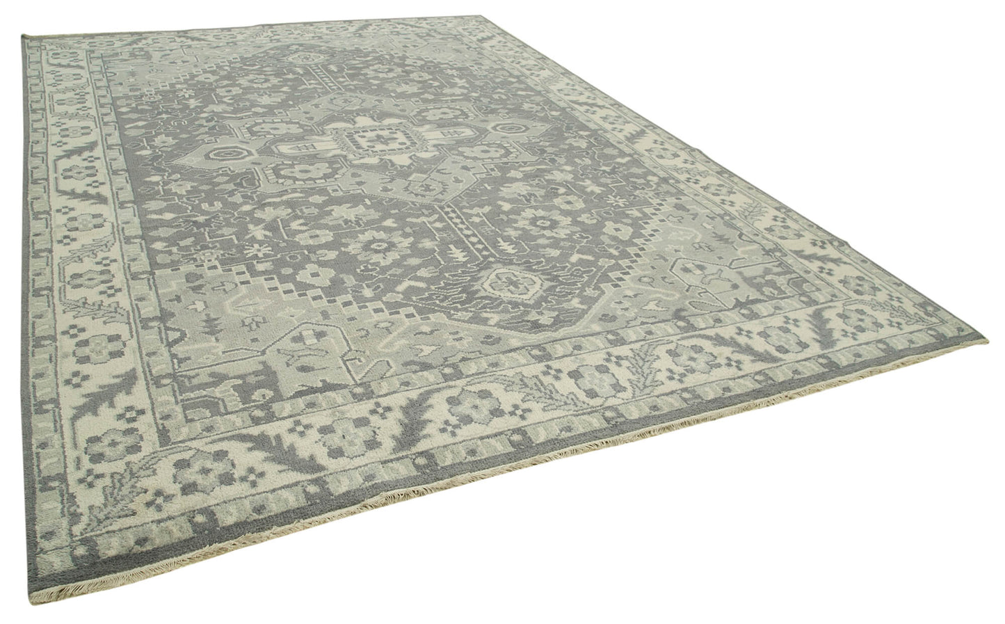 10x14 Beige Oushak Rug - 38583