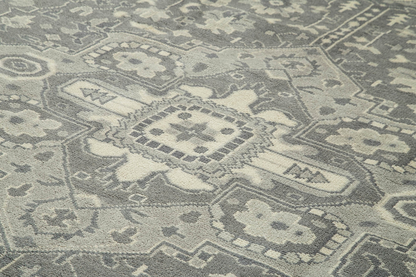 10x14 Beige Oushak Rug - 38583