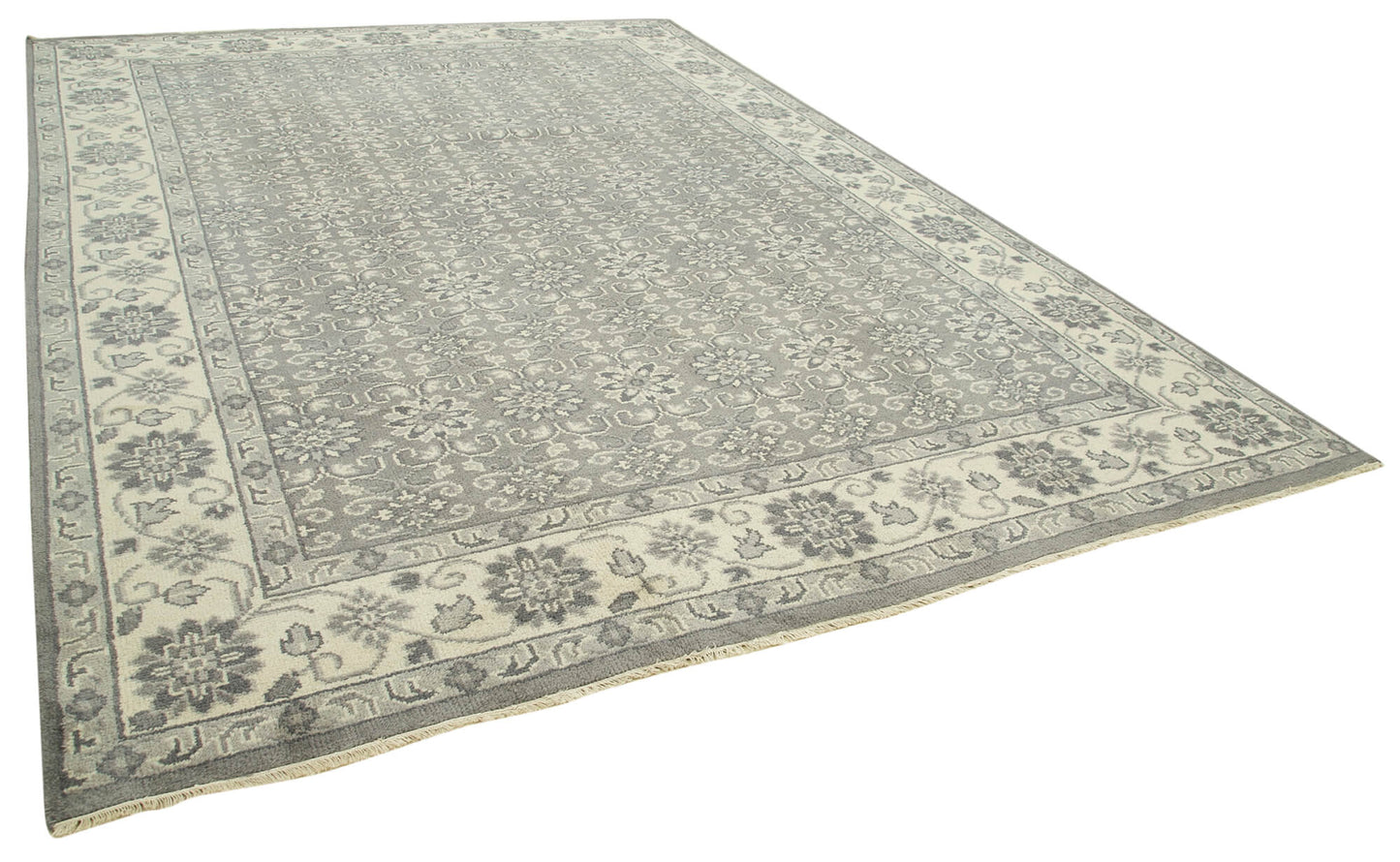 10x14 Grey Oushak Rug - 38587