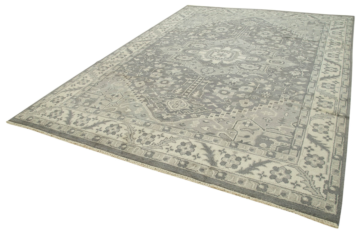 9x12 Grey Oushak Rug - 38600