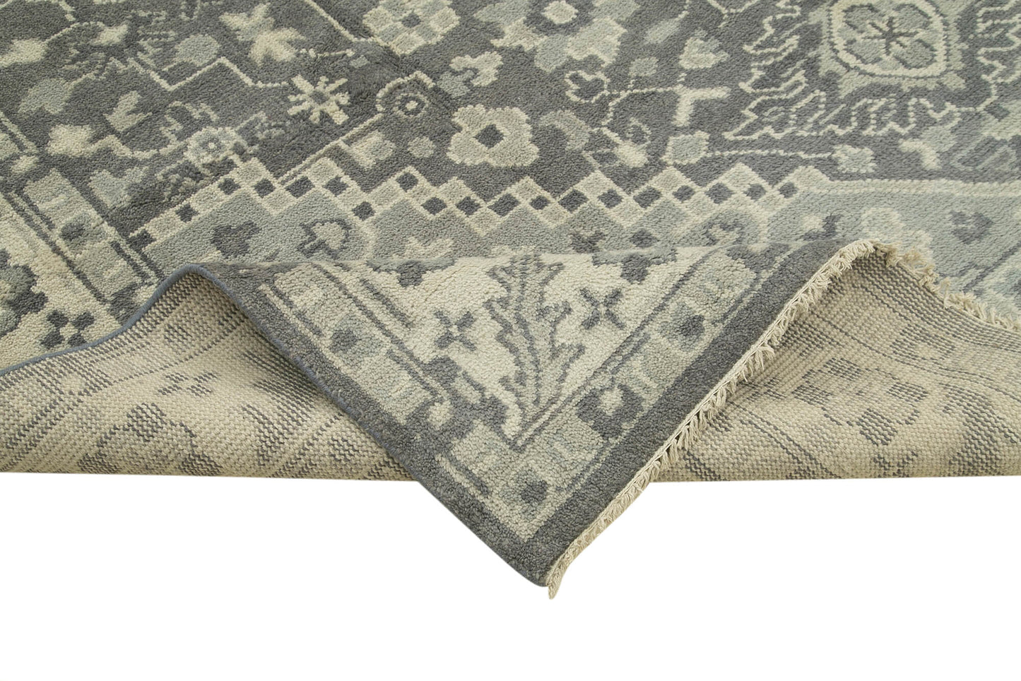 9x12 Grey Oushak Rug - 38600