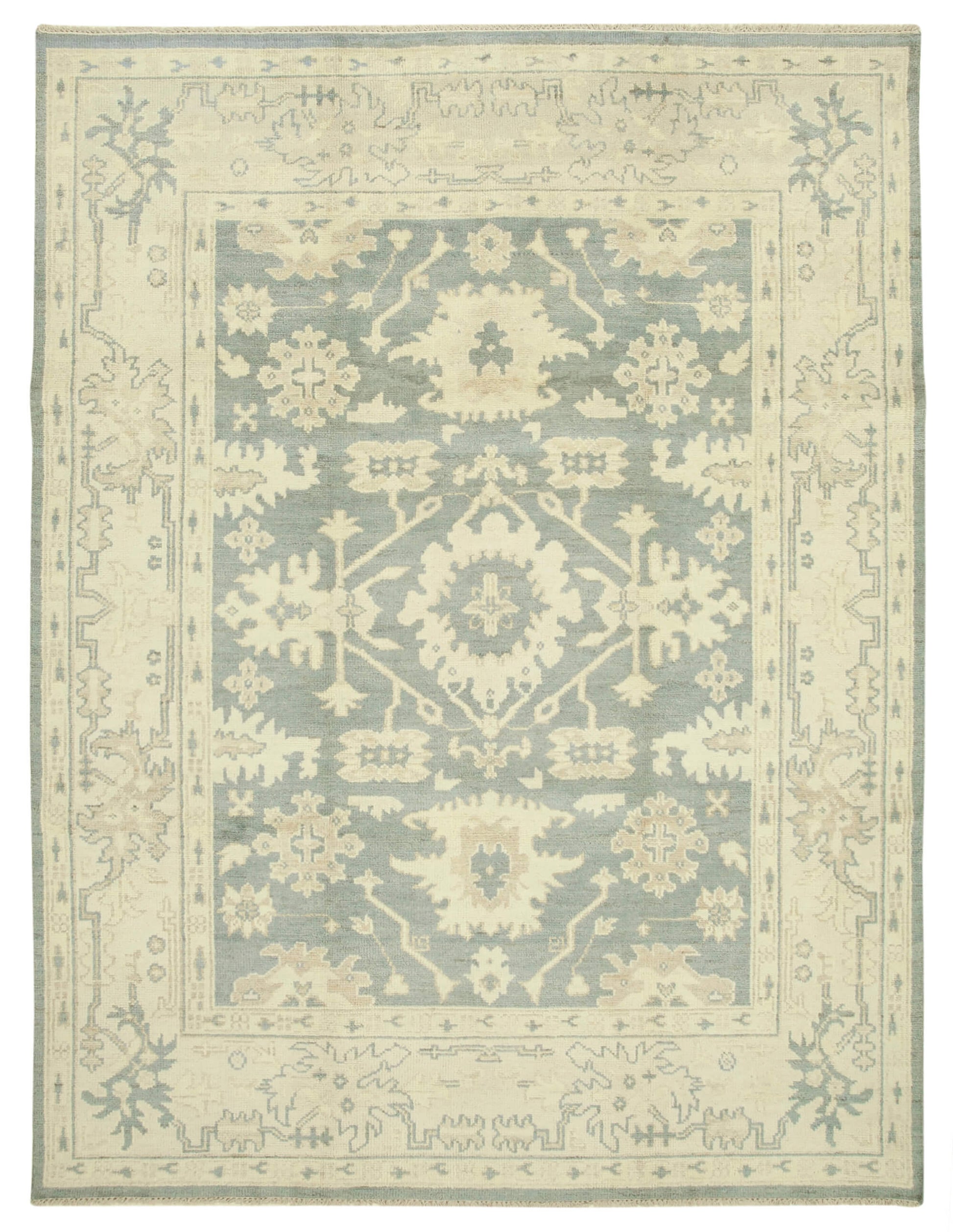 9x12 Beige Oushak Rug - 38602