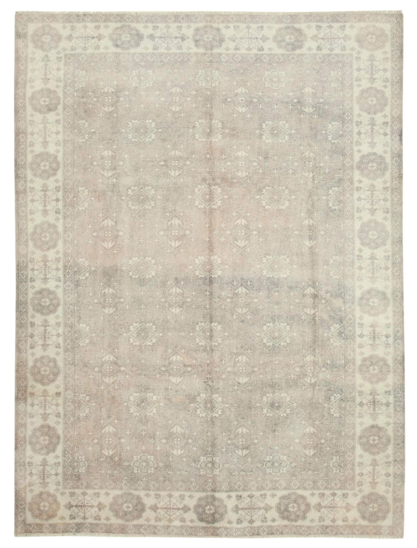 9x12 Beige Oushak Rug - 38603