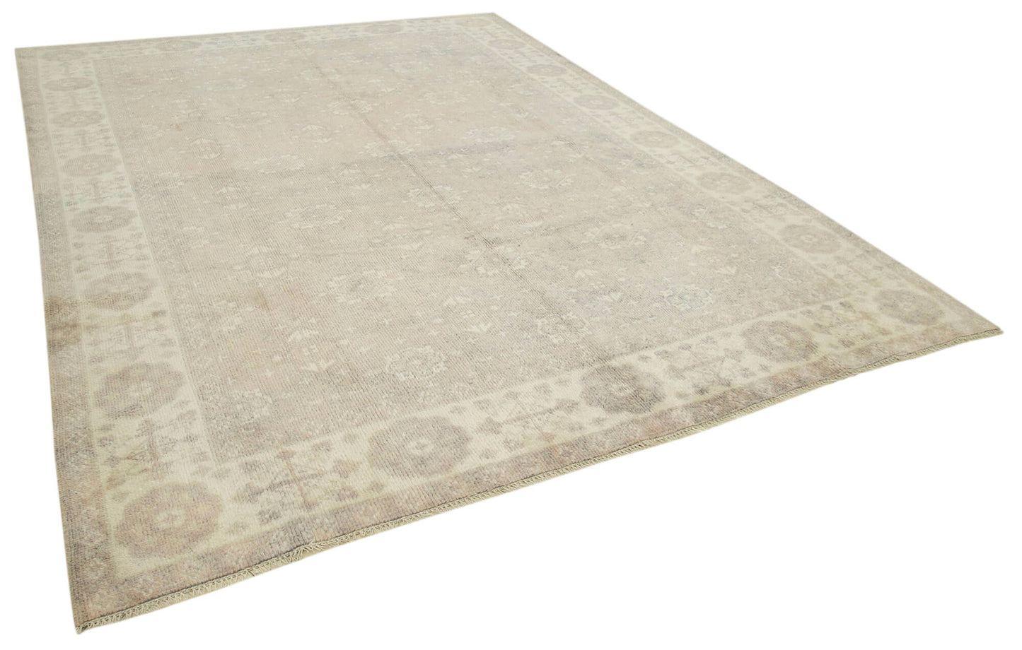 9x12 Beige Oushak Rug - 38603