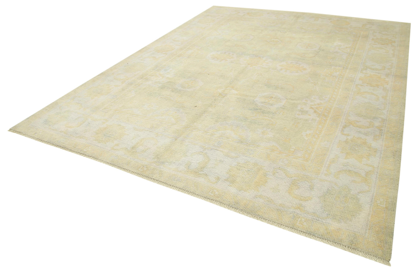 9x12 Beige Oushak Rug - 38604