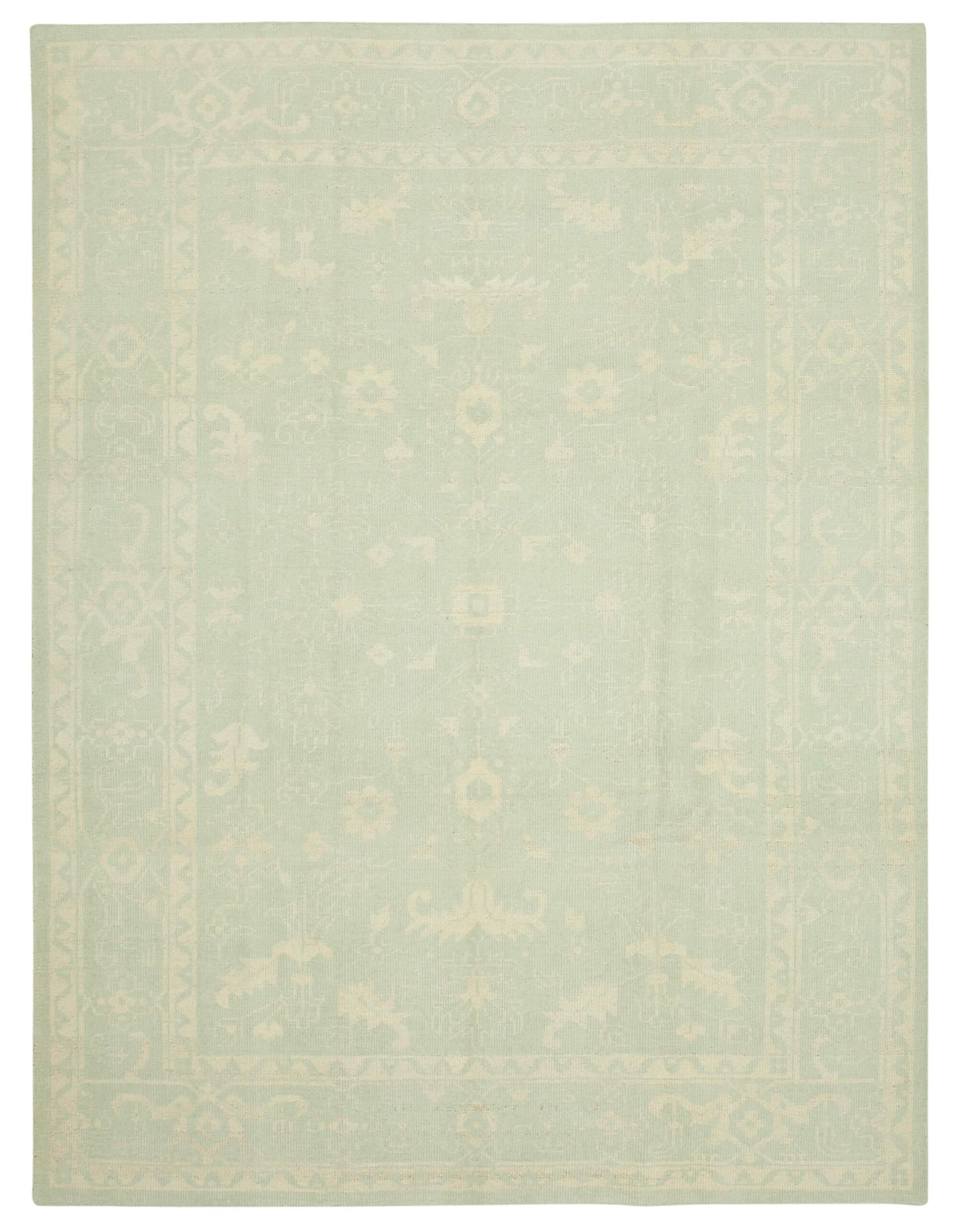 9x12 Beige Oushak Rug - 38609