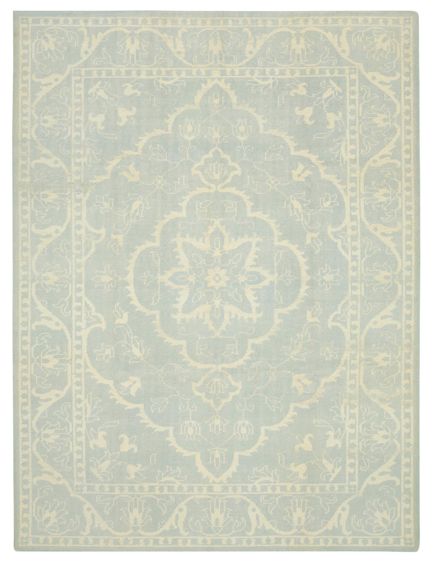 9x12 Beige Oushak Rug - 38610