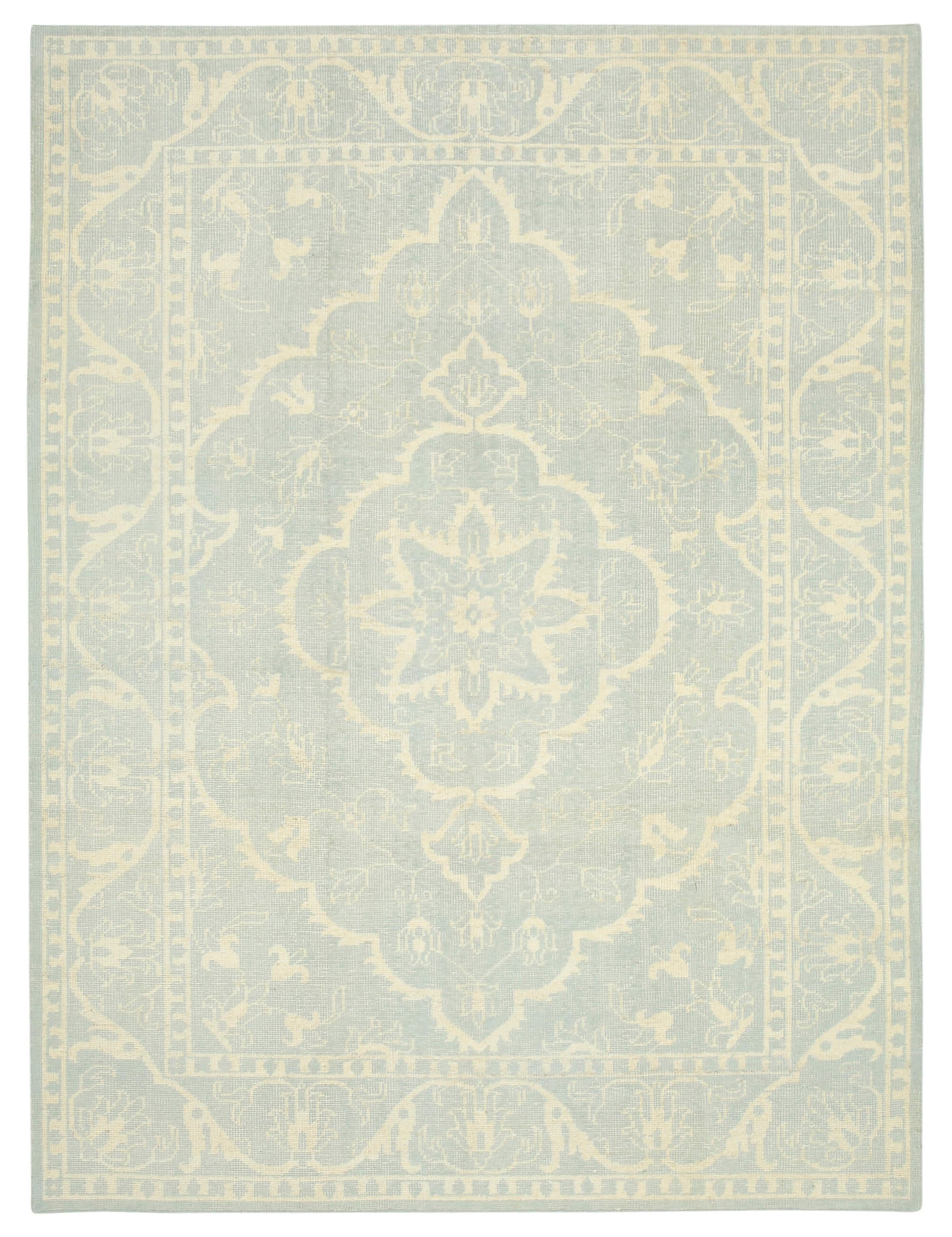 9x12 Beige Oushak Rug - 38611