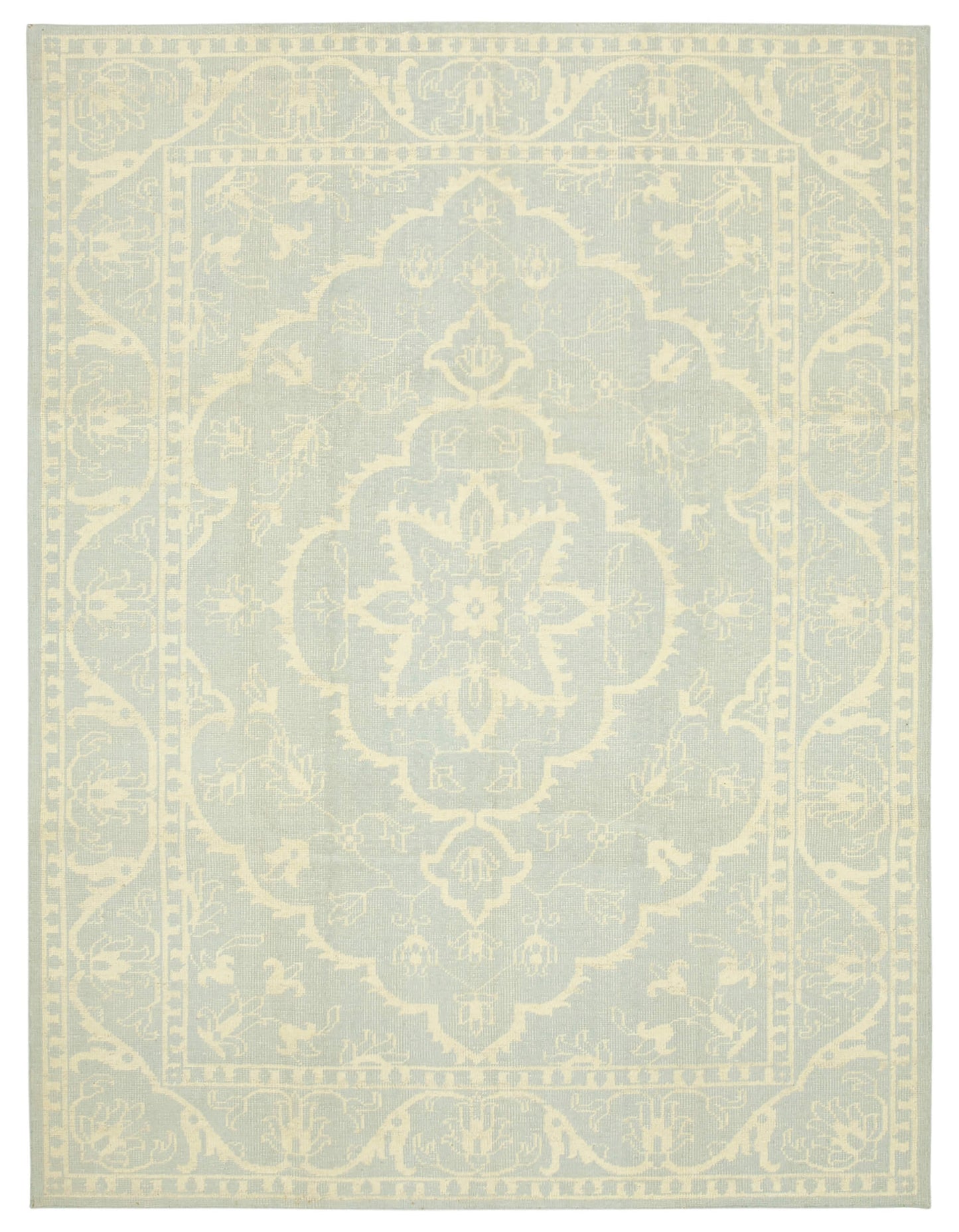 9x12 Beige Oushak Rug - 38615