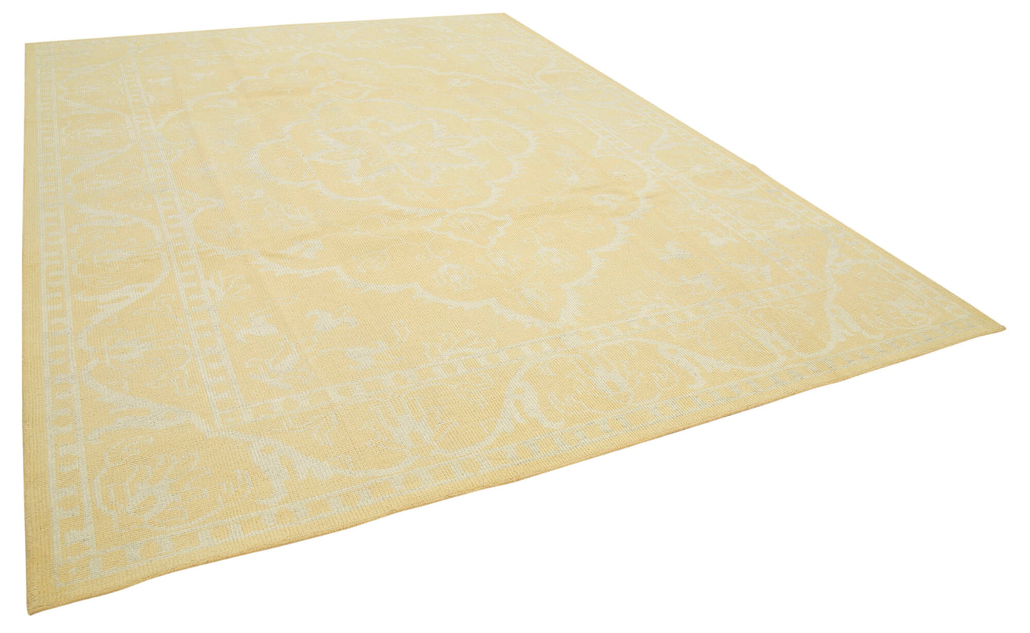 9x12 Yellow Oushak Rug - 38616