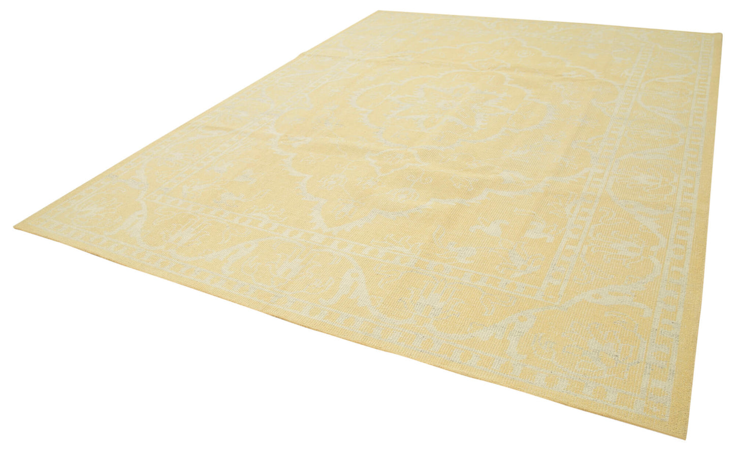 9x12 Yellow Oushak Rug - 38616