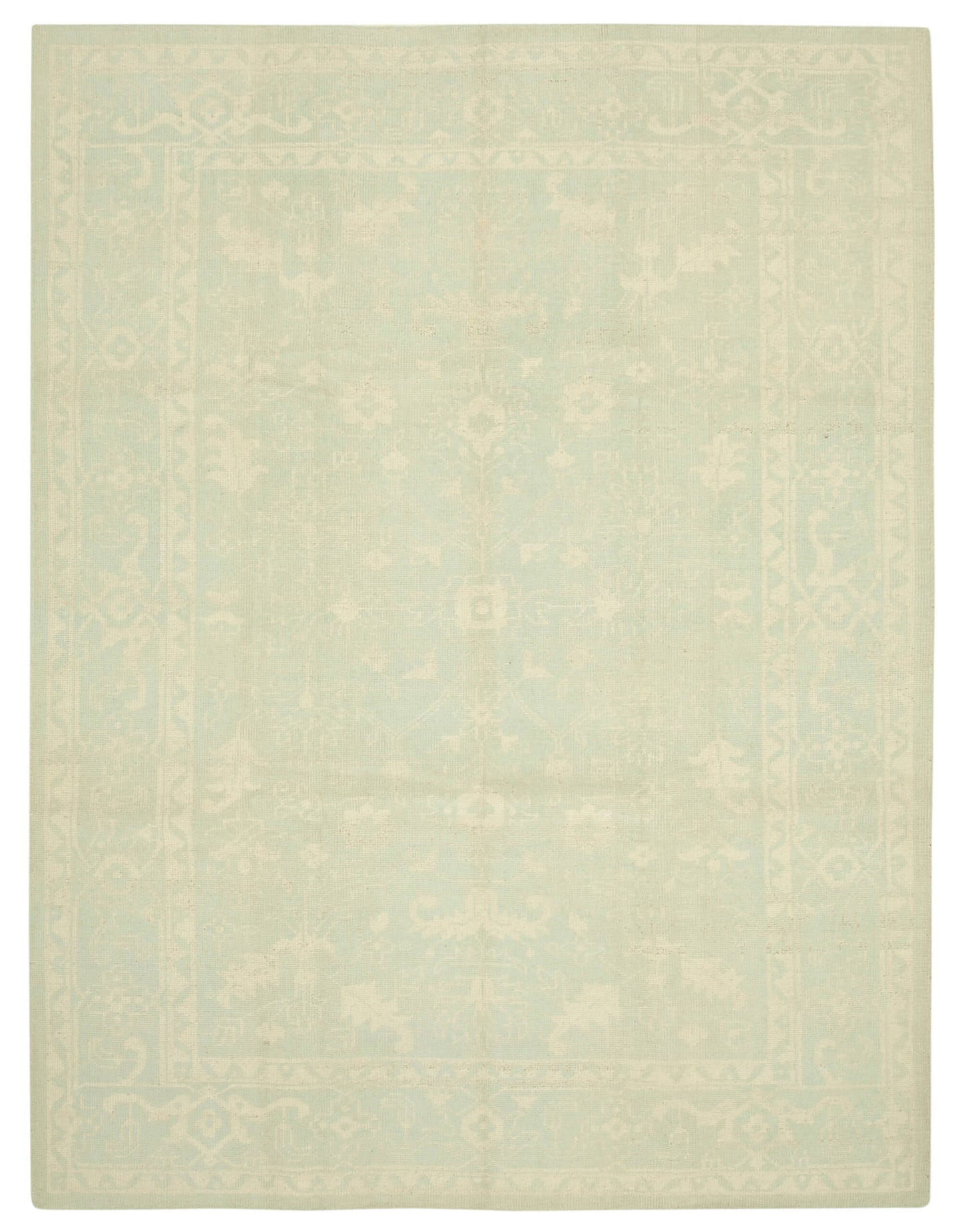 9x12 Beige Oushak Rug - 38617