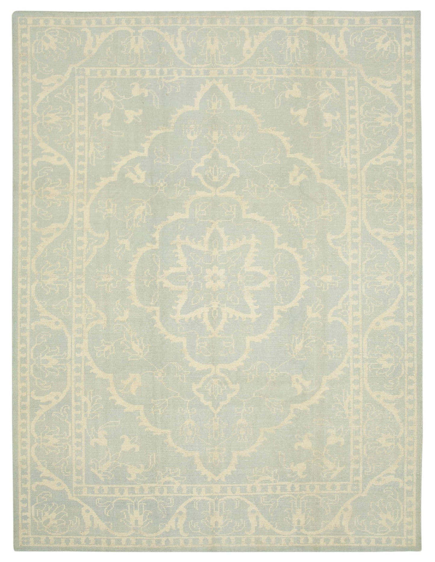 9x12 Beige Oushak Rug - 38618