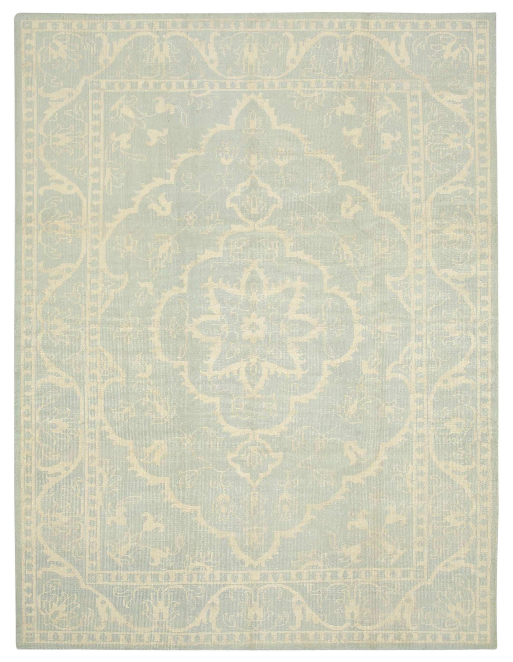 9x12 Beige Oushak Rug - 38618