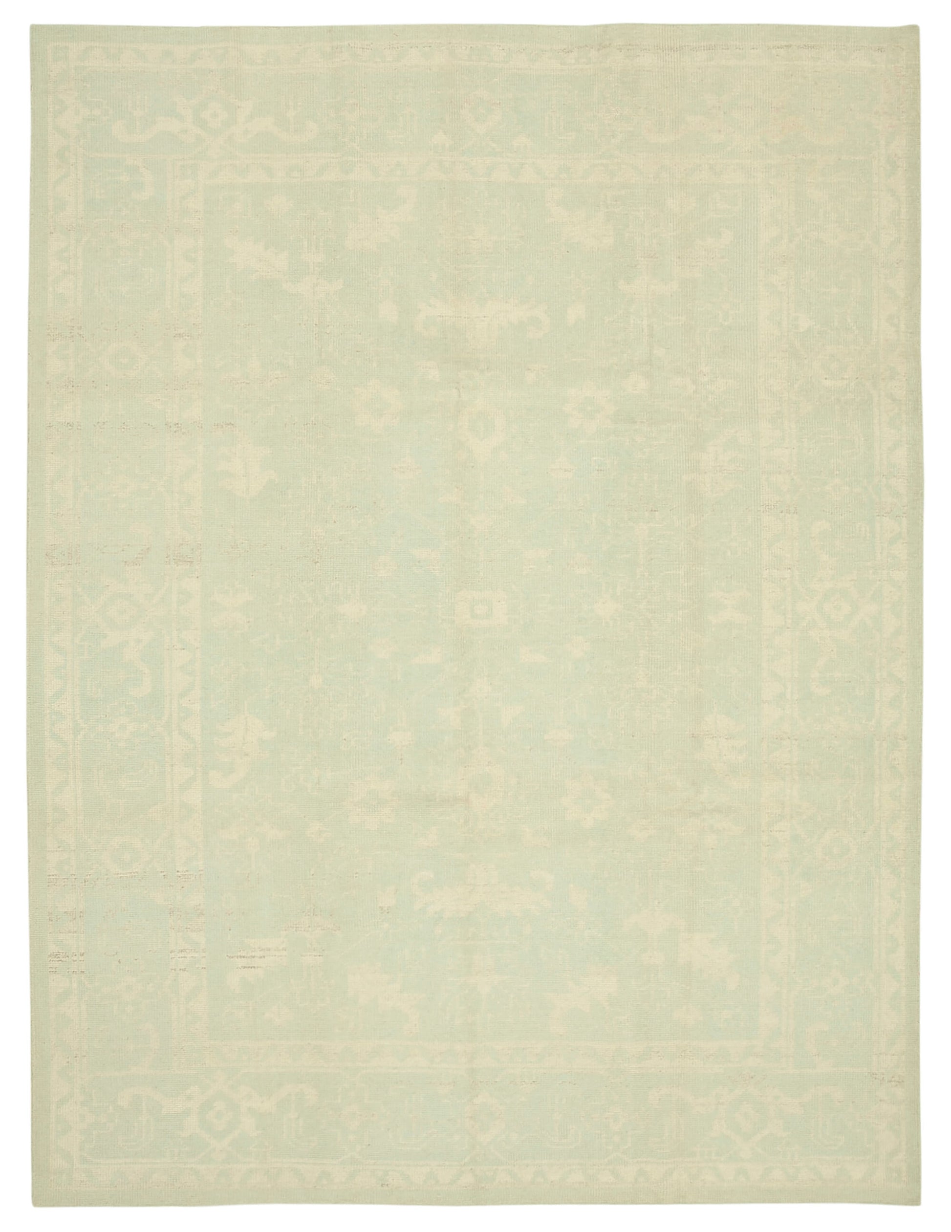 9x12 Beige Oushak Rug - 38622