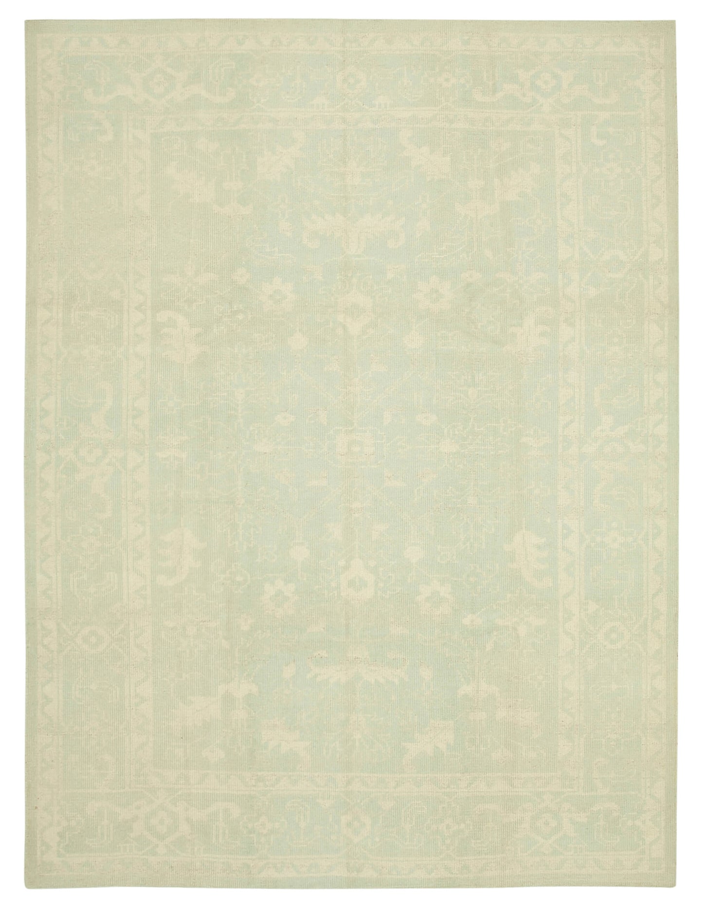 9x12 Beige Oushak Rug - 38623