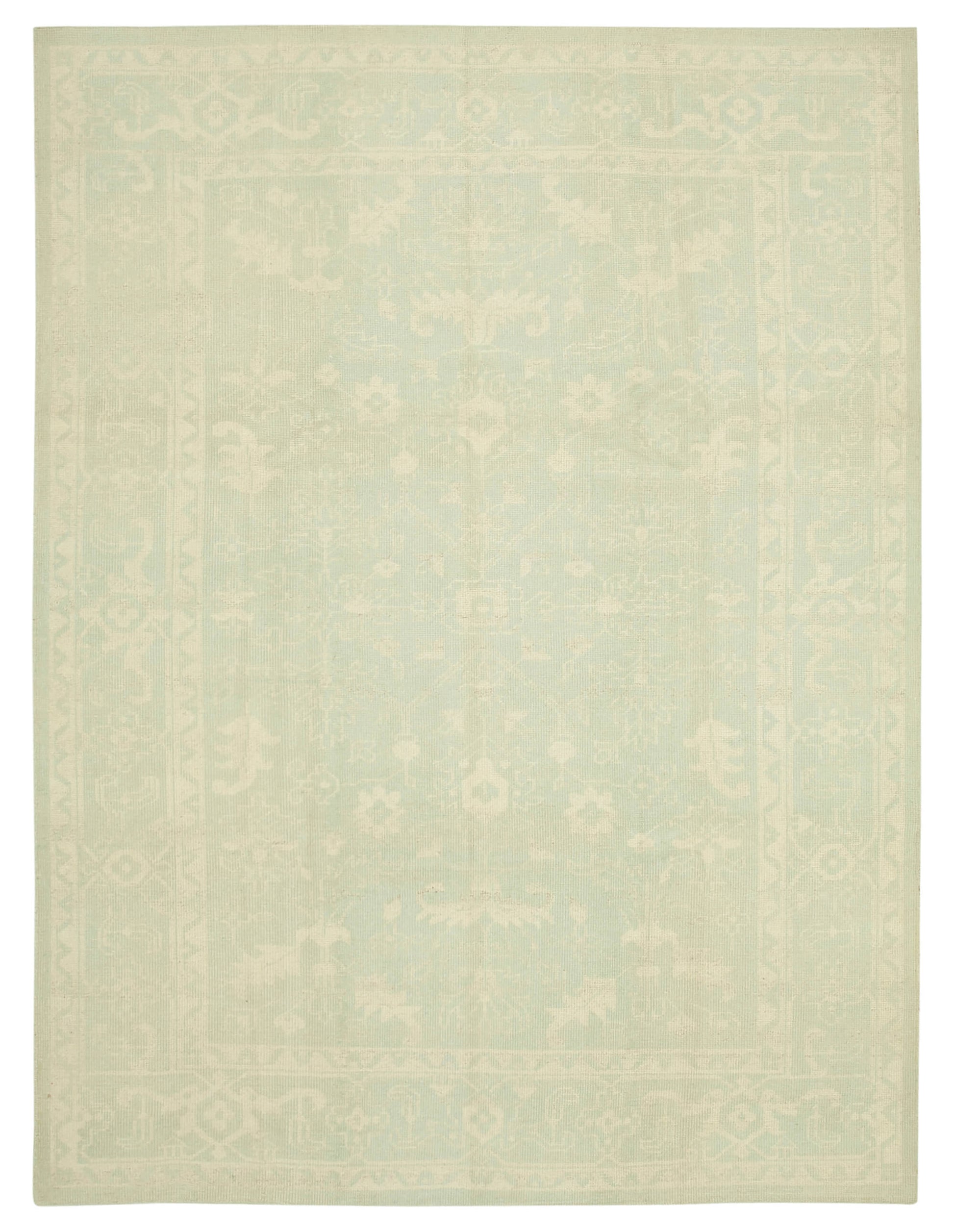 9x12 Beige Oushak Rug - 38623