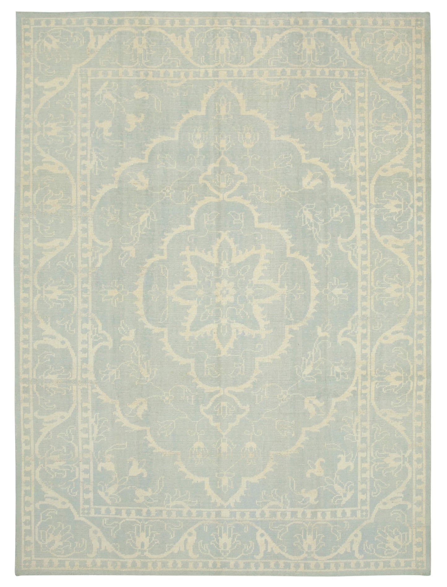 9x12 Beige Oushak Rug - 38624