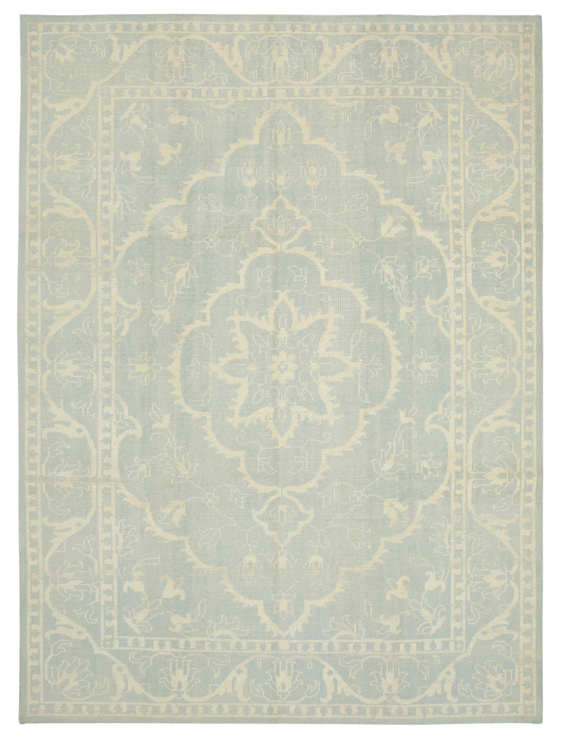 9x12 Beige Oushak Rug - 38624