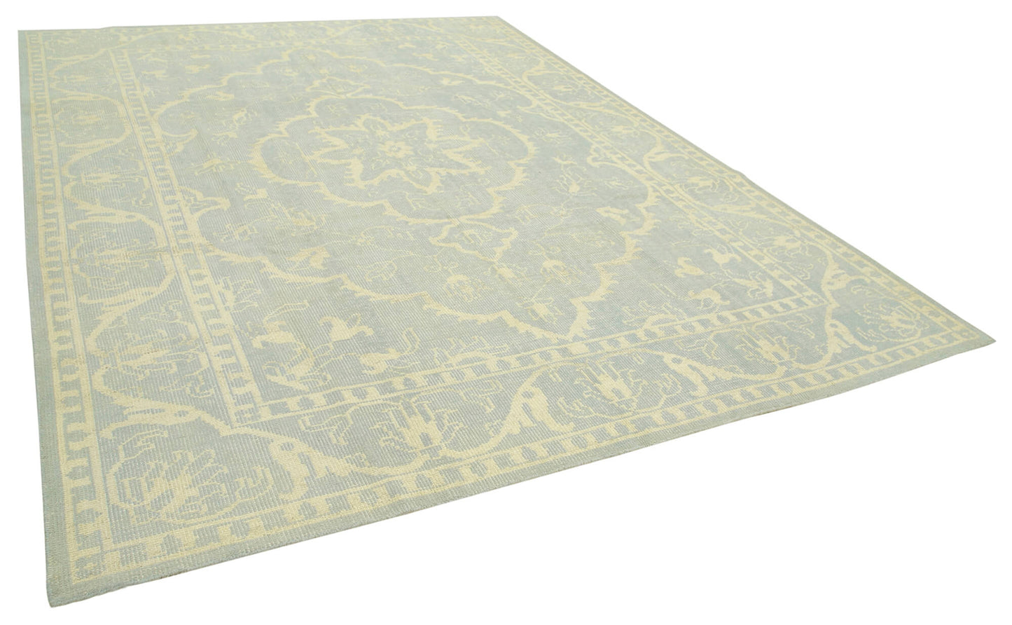 9x12 Beige Oushak Rug - 38624