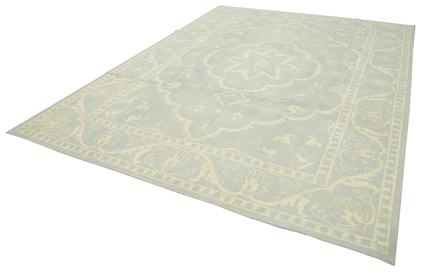 9x12 Beige Oushak Rug - 38624