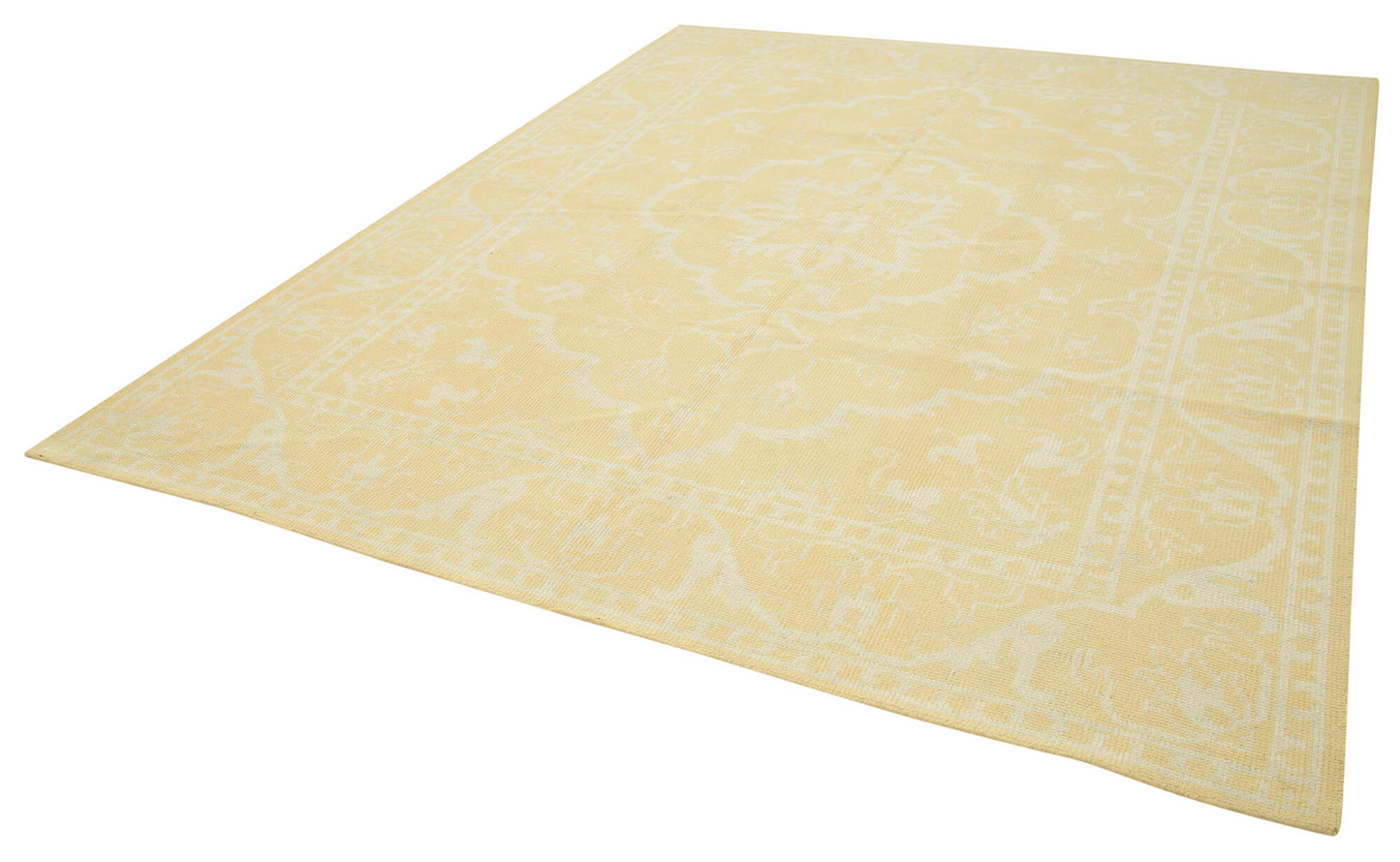 8x10 Yellow Oushak Rug - 38628