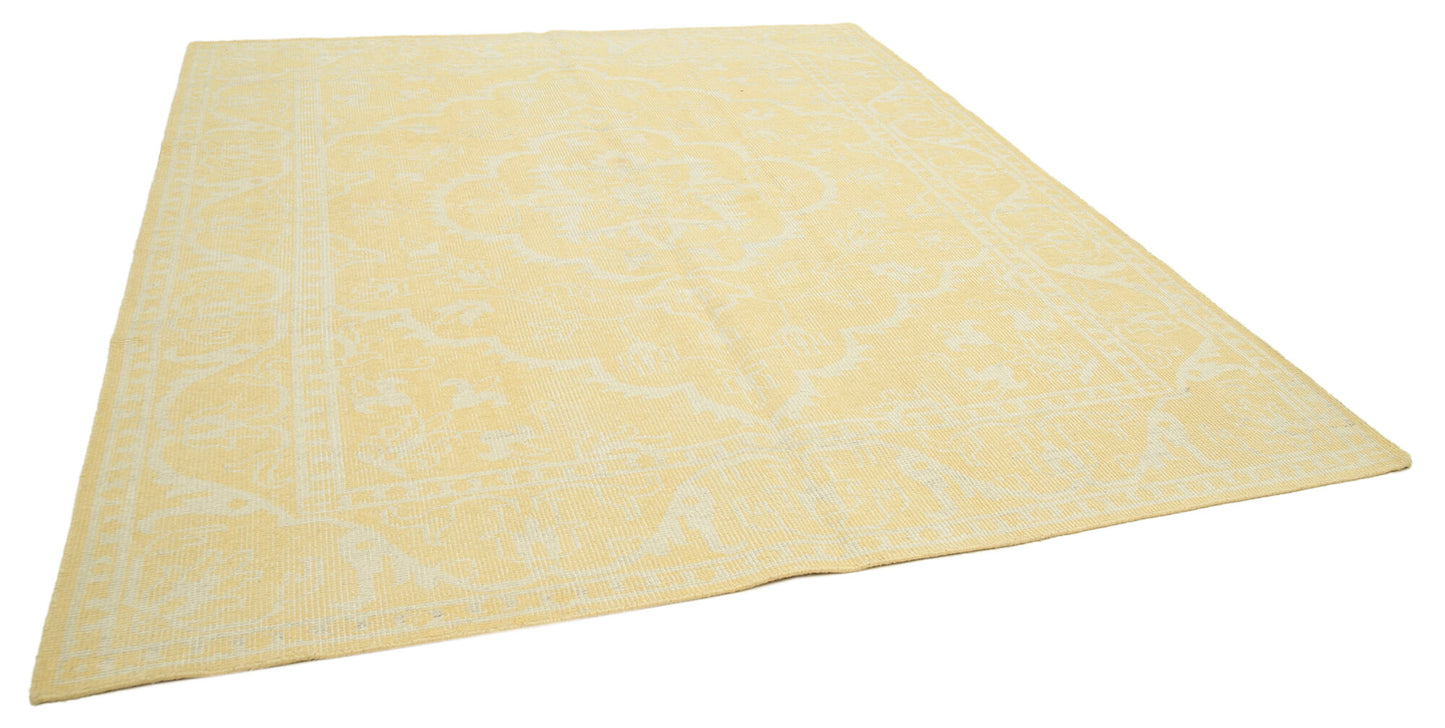 8x10 Yellow Oushak Rug - 38629