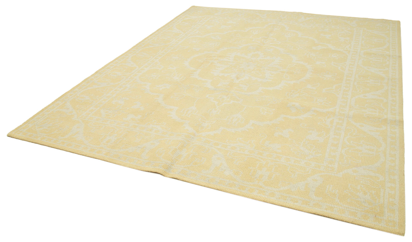 8x10 Yellow Oushak Rug - 38629