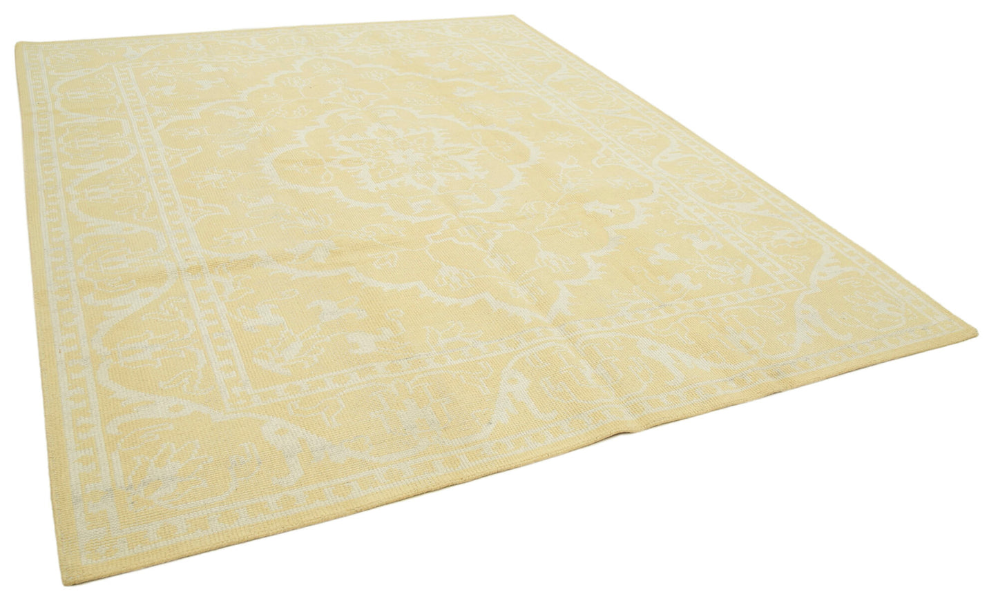 8x10 Yellow Oushak Rug - 38630