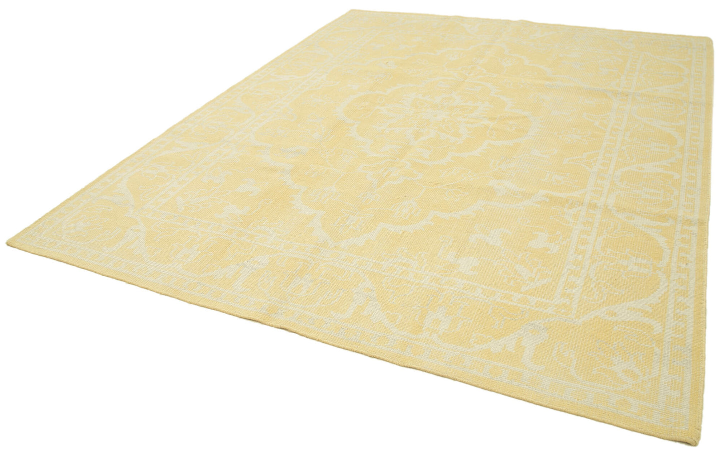 8x10 Yellow Oushak Rug - 38630