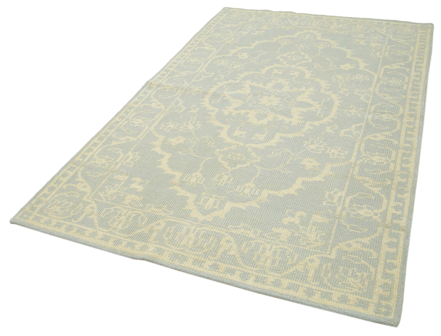 5x8 Beige Oushak Rug - 38632