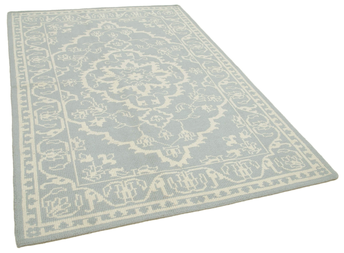 5x8 Beige Oushak Rug - 38634