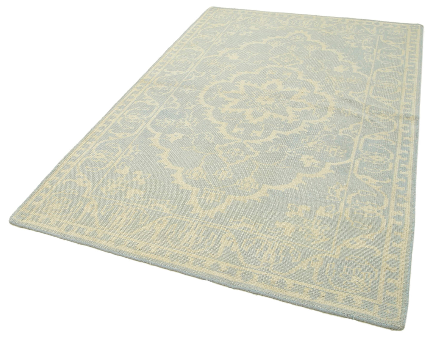 5x8 Beige Oushak Rug - 38635