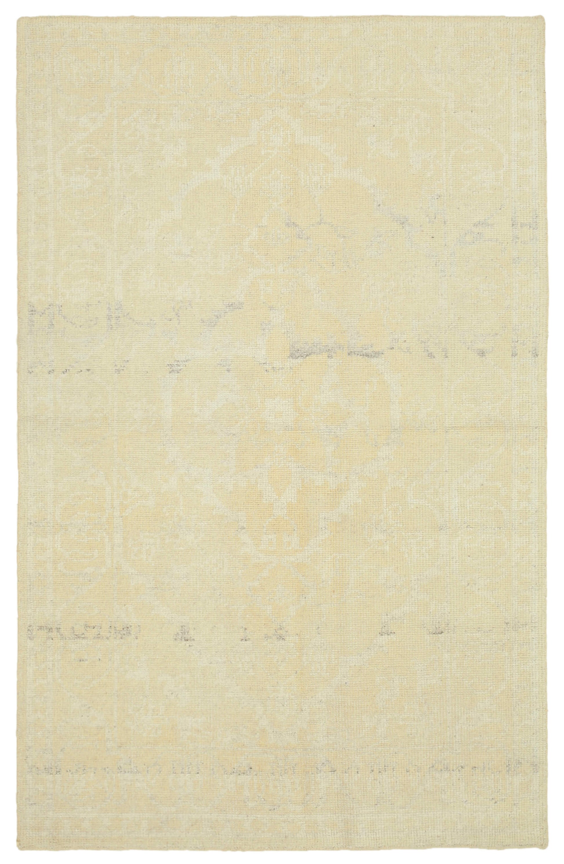 5x8 Yellow Oushak Rug - 38637