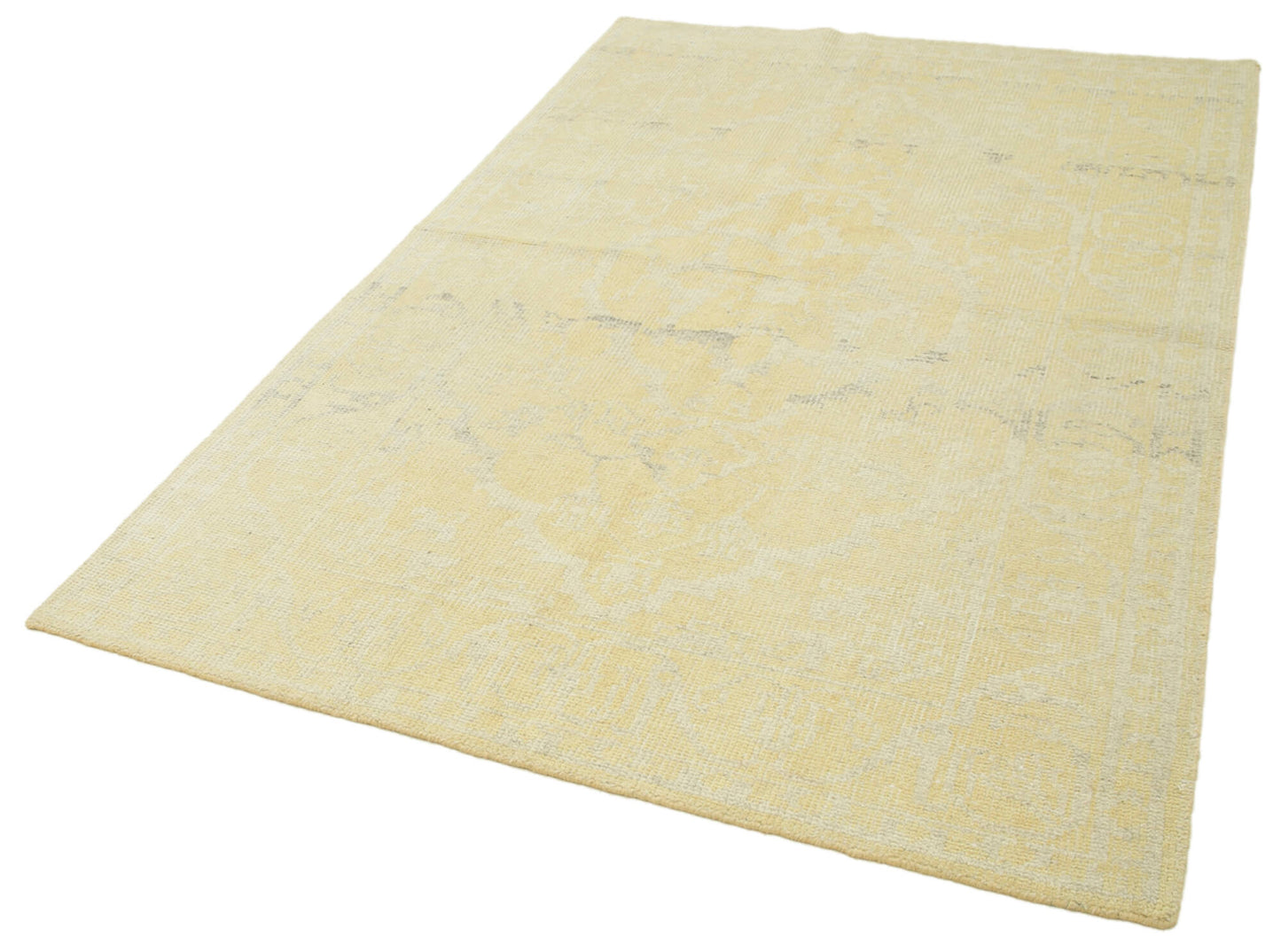 5x8 Yellow Oushak Rug - 38637