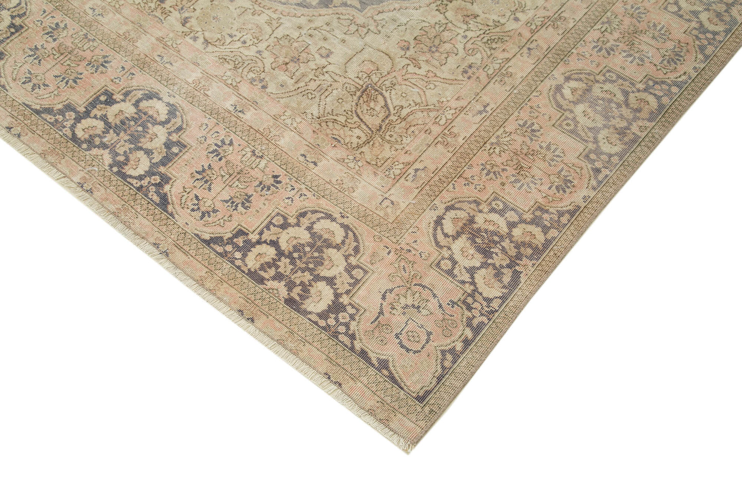 7x10 Beige Vintage Rug - 38780