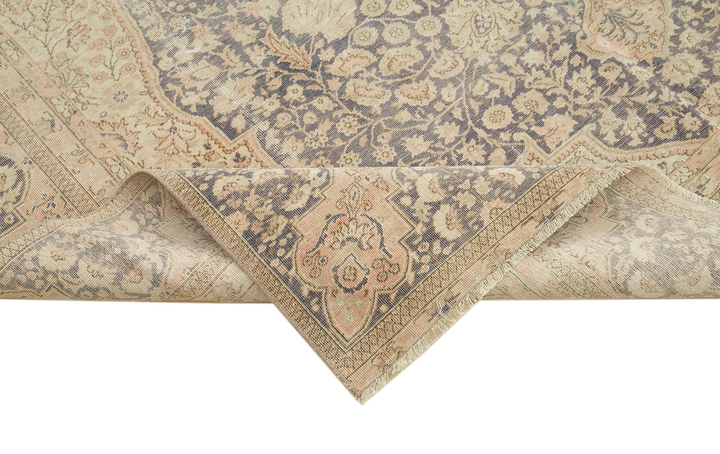 7x10 Beige Vintage Rug - 38780