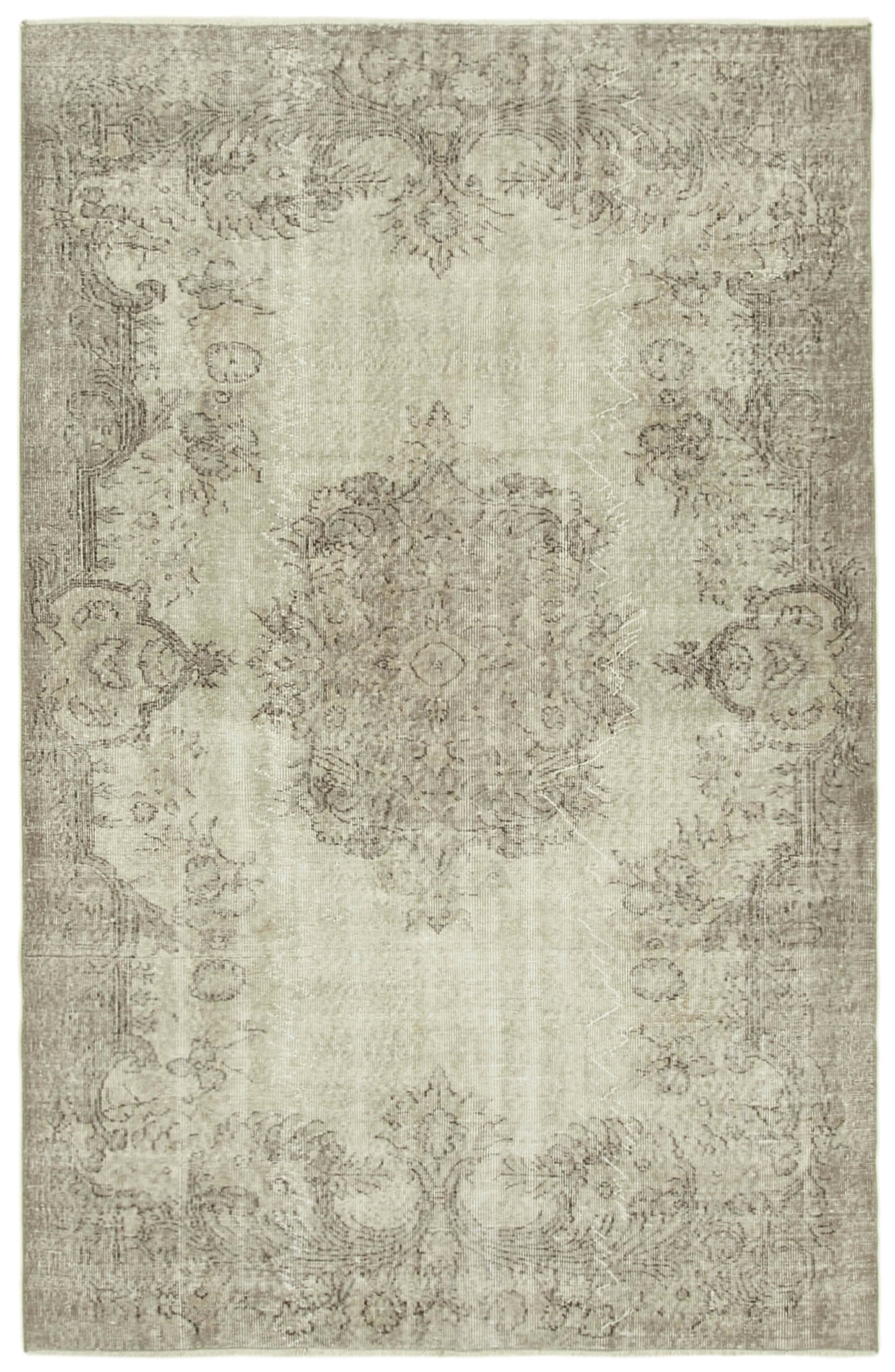 5x8 Beige Overdyed Rug - 39328