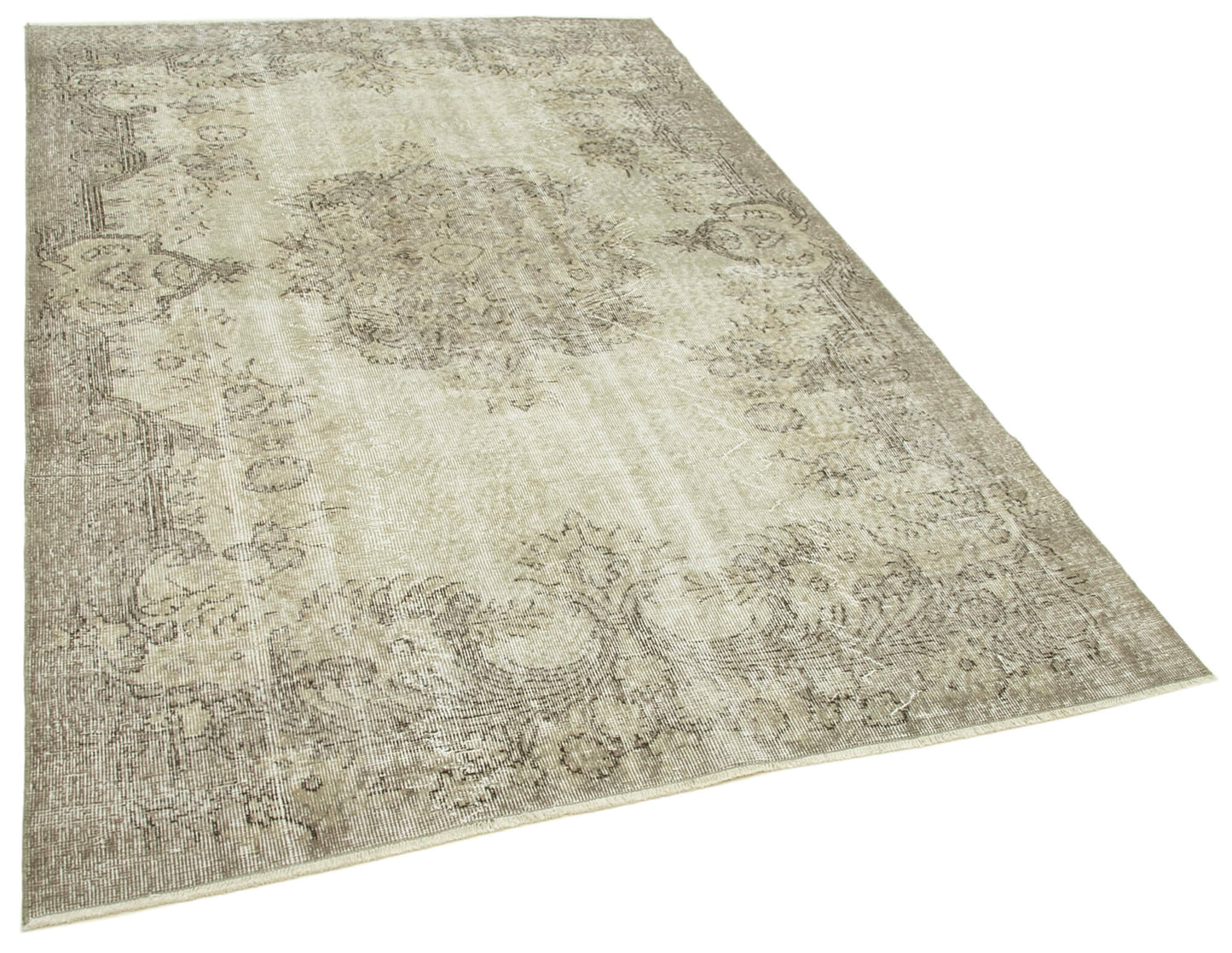 5x8 Beige Overdyed Rug - 39328