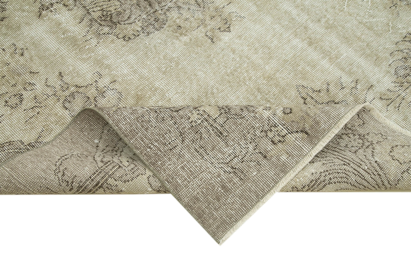 5x8 Beige Overdyed Rug - 39328